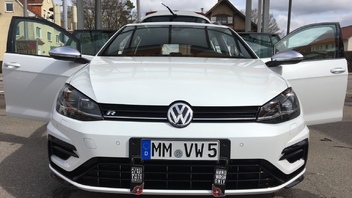 Golf 7 R Kuchenblech Kennzeichenhalter Golf 7 R Allgemein Tuning Volkswagen R Forum